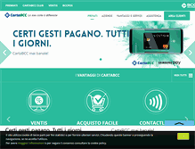 Tablet Screenshot of cartabcc.it
